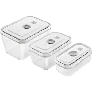 Produktbild für Vakuumbehälter Zwilling Fresh &amp; Save, aus Glas, Set, 3-teilig