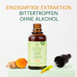 Produktbild für Bitterstoffe BitterLiebe Mild, 50 ml für 1700 Tropfen