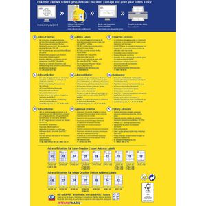 Produktbild für Adressetiketten Zweckform L7160-40, weiß