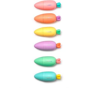 Textmarker Legami Carrate Team, 6 Stück