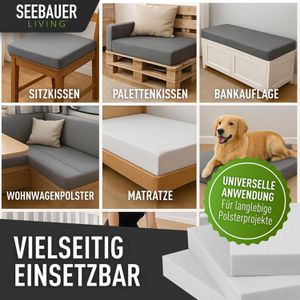 Produktbild für Schaumstoff Seebauer-Living Light RG 26/40, weich