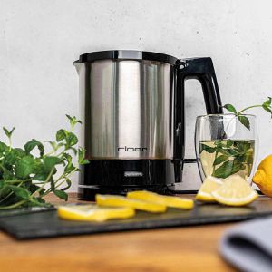 Produktbild für Wasserkocher Cloer 4700, schwarz-silber