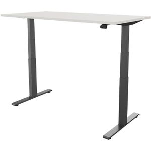 Produktbild für Schreibtisch fm-Büromöbel fouraction weiß / anthrazit