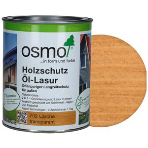 Osmo Holzlasur Holzschutz Öl-Lasur, 0,75l, außen, 702 Lärche