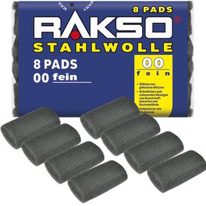Produktbild für Stahlwolle RAKSO 010780, Pads, fein 00