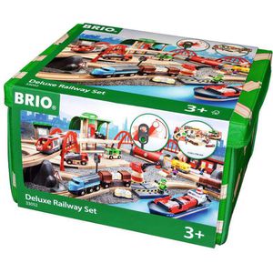 Produktbild für Spielzeugeisenbahn BRIO World Bahn Set Deluxe