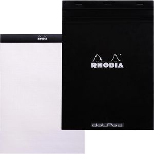 Notizblock Rhodia 18559C, dotpad, schwarz, A4