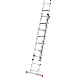 Schiebeleiter Hailo ProfiStep duo, 7209-007, Arbeitshöhe 5,14m
