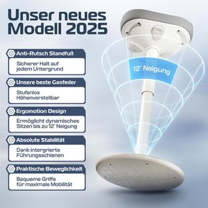 Produktbild für Fitness-Hocker CLOUVOU Nexus
