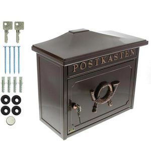 Produktbild für Briefkasten Burg-Wächter Sylt 1883K, kupfer, aus Stahl