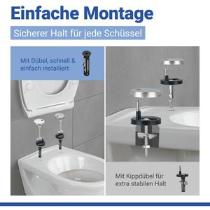 Produktbild für WC-Sitz Wenko Gubbio 22883100, oval, aus Duroplast