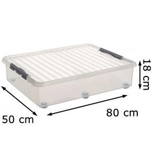 Produktbild für Aufbewahrungsbox Sunware Q-Line Box 75700609, 60L