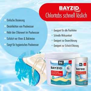 Produktbild für Chlor Höfer-Chemie BAYZID organisch schnell lösliche Tabletten