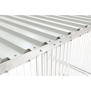 Produktbild für Personenunterstand WSM Jena Maxi K, silber, aus Metall