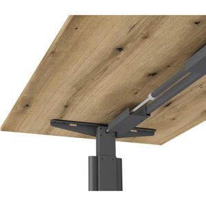 Produktbild für Schreibtisch Kerkmann Move 1 advance, anthrazit / weiß