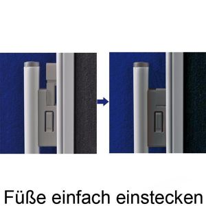 Produktbild für Moderationstafel Franken ECO-UMTF12R, mit Rollen