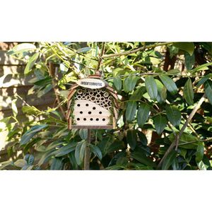 Produktbild für Insektenhotel Gardigo 90560, zum Aufhängen, aus Holz