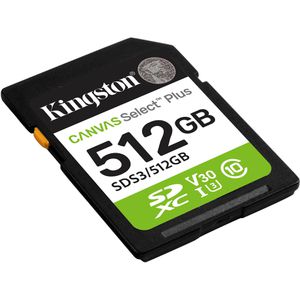 Produktbild für SD-Karte Kingston Canvas Select Plus Gen 3 SDS3/512GB, 512GB