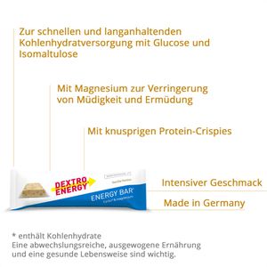Produktbild für Proteinriegel Dextro Energy Bar, 24 Riegel