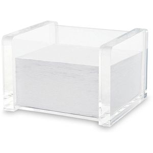 Zettelbox Wedo Cristallic, 607016, glasklar, 11,6 x 9,9 cm