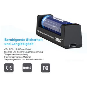 Produktbild für Akku-Ladegerät Xtar MC1