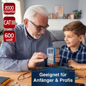 Produktbild für Multimeter PeakTech P 1035, digital, RMS