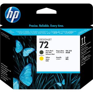 Produktbild für Tinte HP 72, C9384A, DK, sw-matt/gelb