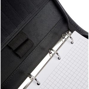 Produktbild für Schreibmappe Alassio 30006, Luino, schwarz, Kunstleder