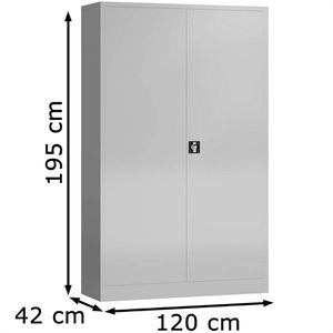 Produktbild für Aktenschrank ClassiX X-530370, aus Metall
