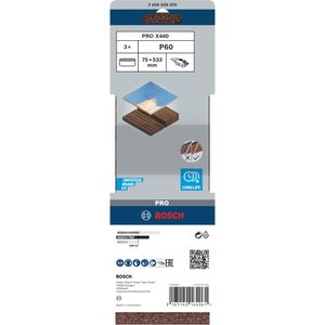 Produktbild für Schleifpapier Bosch PRO X440, Körnung 60