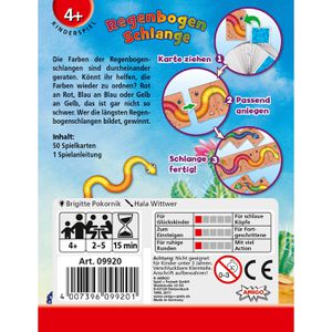 Produktbild für Kartenspiel Amigo 09920, Regenbogenschlange