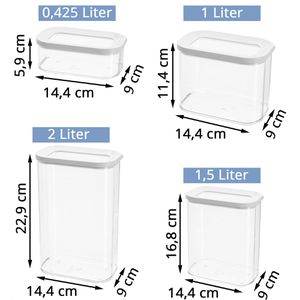 Produktbild für Vorratsdose Mepal Modula, aus Kunststoff