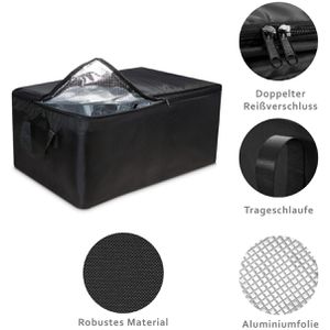Produktbild für Kühltasche achilles AD120ACO Kühleinsatz, schwarz, faltbar
