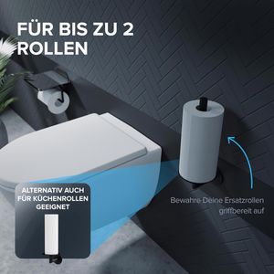 Produktbild für Toilettenpapier-Ersatzrollenhalter ovimar Hesselo