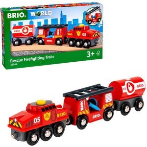 Spielzeugeisenbahn BRIO 33844 Feuerwehr-Löschzug