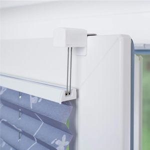 Produktbild für Plissee Liedeco Ranke, Klemmfix, grau