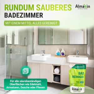 Produktbild für Badreiniger AlmaWin frischer Pfefferminzduft