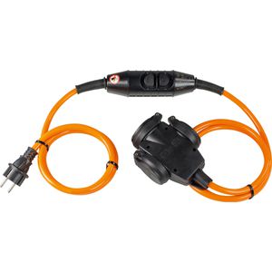 Verlängerungskabel as-Schwabe 45460, für außen IP44, PRCD-S