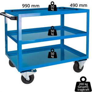 Produktbild für Tischwagen ADB 21044, aus Metall