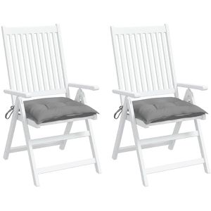 Produktbild für Stuhlkissen vidaXL 314863, grau, für Außen