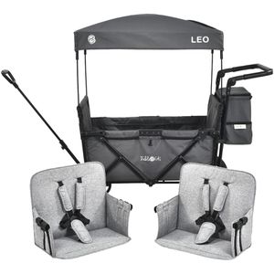 Produktbild für Bollerwagen FableKids Leo X2 Plus, faltbar