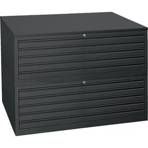 Produktbild für Planschrank G-Office MPC/10, schwarz, DIN A1