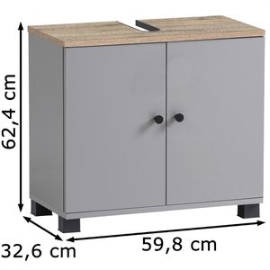 Produktbild für Waschbeckenunterschrank Schildmeyer Lugo 157426, stehend