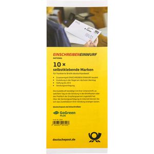 Einschreiben DeutschePost Einwurf, national