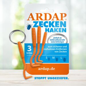 Produktbild für Zeckenhaken ARDAP 3er Set