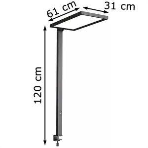 Produktbild für Schreibtischlampe LEDmaxx Luka Up &amp; Down schwarz, LED, dimmbar