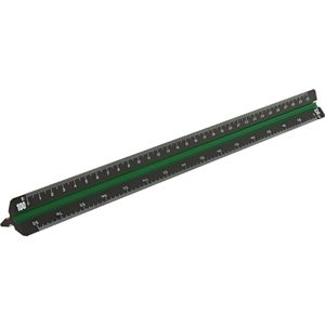 Produktbild für Dreikantmaßstab Rumold 154/1/30 SCHWARZ, 30cm