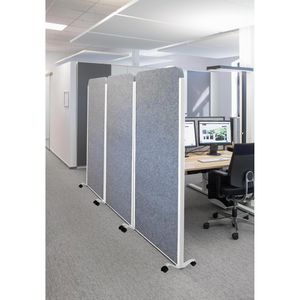 Produktbild für Stellwand Maul MAULcocoon 9701102 Mobil, auf Rollen