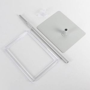 Produktbild für Infoständer Böttcher-AG aus Aluminium, grau, A5