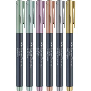 Produktbild für Metallic-Stifte Faber-Castell farbig sortiert